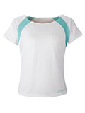 Cloudveil Duo Short Sleeve Crew Women's (Bright White / Aruba Blue)