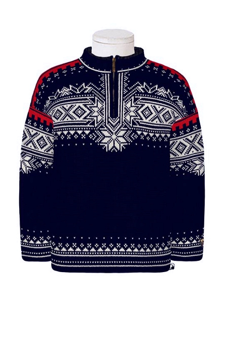 Dale of Norway 125th Anniversary Sweater (Classic Navy / Off-whi