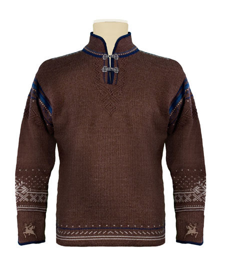 Dale of Norway Ibsen Sweater Men's (Firewood / Linen / Indigo)