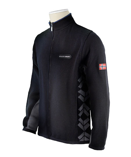 Dale of Norway Preikestolen Merino Wool Jacket Men's (Black / Sm