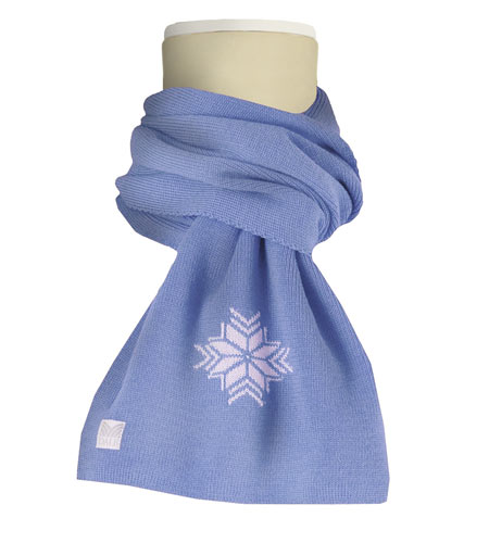 Dale of Norway Slaata Scarf (Glacier / Off-white)