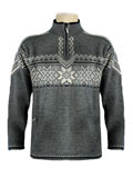 Dale of Norway Stetind Windstopper Sweater Men's (Smoke / Dark Charcoal / Cream)