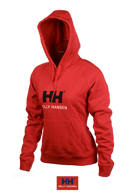 Helly Hansen Brand Hoodie Women's (Red)