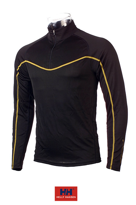 Helly Hansen LIFA DRY New Dynamic Half Zip Men's (Black / Gold)