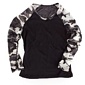 Hot Chillys Pepperskins Baseball Crewneck Kid's (Black / Storm)