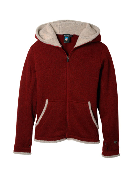 Kuhl Full Zip Hoody Women's (Dark Red)