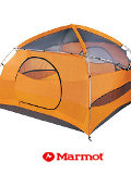 Marmot Halo 4 Person Outdoor Tent (Pale Pumpkin / Terra Cotta)