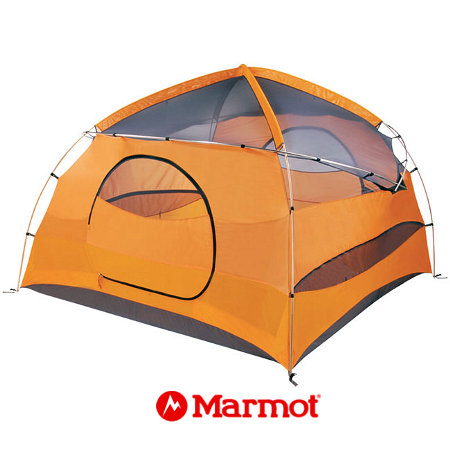 Marmot Halo 6 Person Tent (Pale Pumpkin / Terra Cotta)