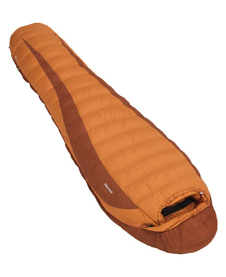 Marmot Never Summer Down Sleeping Bag (Bonfire / Sauce)