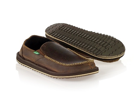 Mens leather sale sanuks