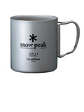 Snow Peak Titanium Double Wall Folding Handle Cup (450)