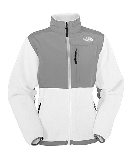 The North Face Denali Jacket Women's (White / Tungsten Grey)