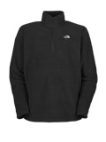 The North Face TKA 100 Microvelour Glacier 1/4 Zip Men's (Black)