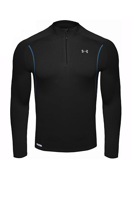 under armour quarter zip black